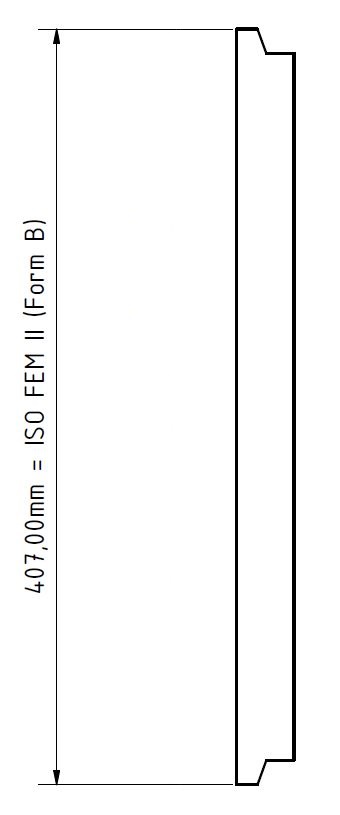 Gabelzinkenaufnahme ISO FEM II Form B